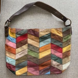 Lucky Brand Patchwork Leather Bag